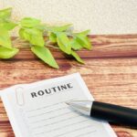 ルーティンを書き出す。