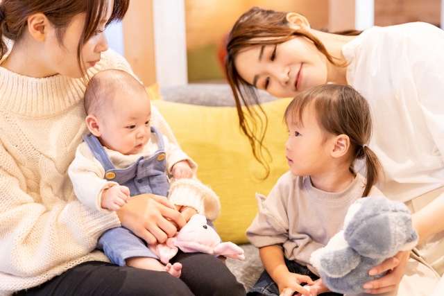 兄弟姉妹と一緒に来院できる【産後骨盤矯正】